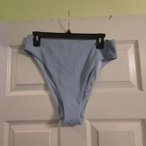 Aerie Sky Blue High Cut Bikini Bottom